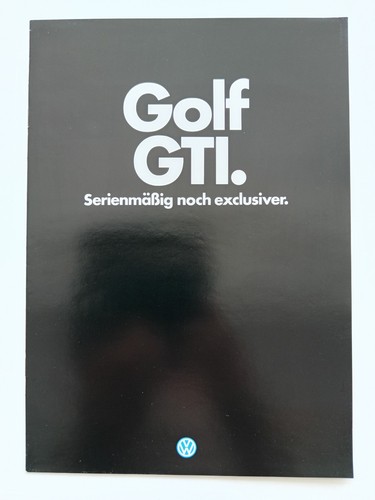 Original prospekt golf i - vw, 1