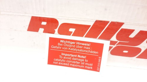 Aufkleber öl ölstand golf - aufkleber,